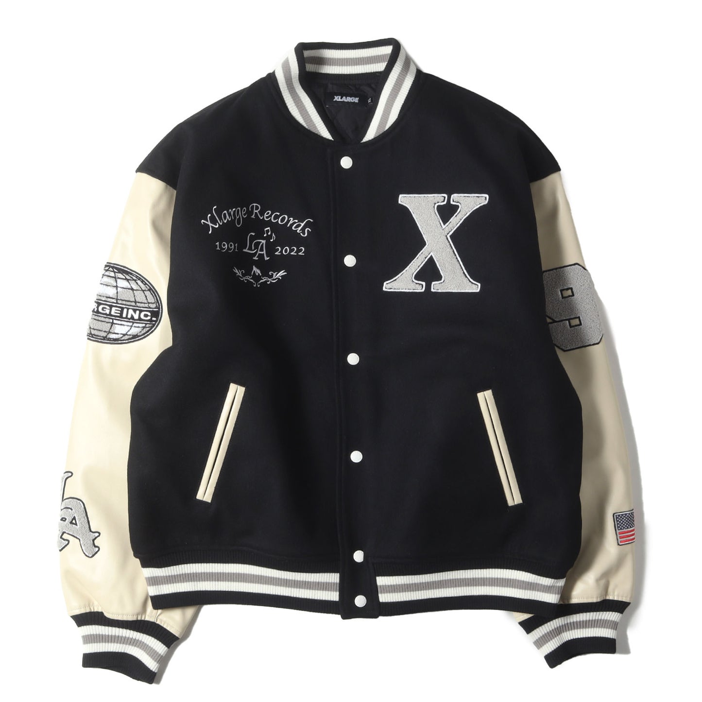 [近年モデル] ゴリラクラシックワッペン メルトンウール スタジャン (OG LOGO VARSITY JACKET)