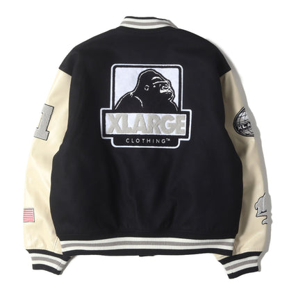 [近年モデル] ゴリラクラシックワッペン メルトンウール スタジャン (OG LOGO VARSITY JACKET)