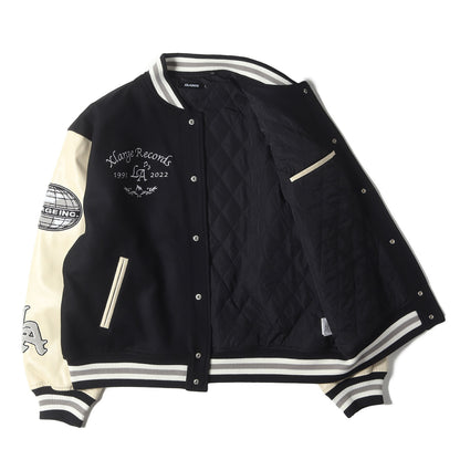 [近年モデル] ゴリラクラシックワッペン メルトンウール スタジャン (OG LOGO VARSITY JACKET)