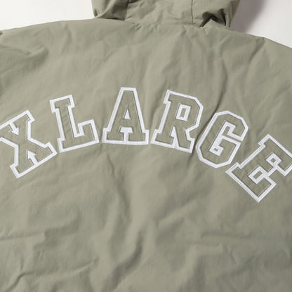 [近年モデル] アーチロゴワッペン ナイロン フーデッド 中綿 ジャケット (NYLON PUFFER JACKET)