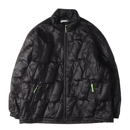 Hロゴ エンボスモノグラム フルジップ ダウンジャケット (MONOGRAM PUFFER JACKET)