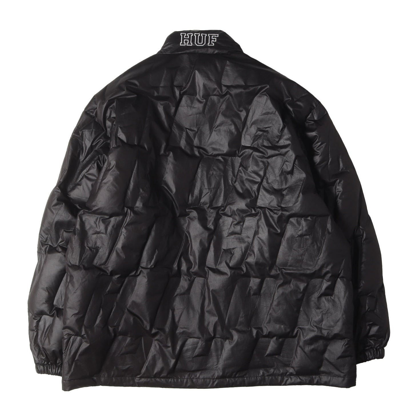 Hロゴ エンボスモノグラム フルジップ ダウンジャケット (MONOGRAM PUFFER JACKET)