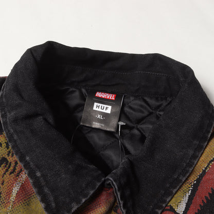 [近年モデル] ×MARVEL X-MEN ダークフェニックス ブラックダック ワークジャケット (X-MEN DARK PHOENIX WORK JACKET)