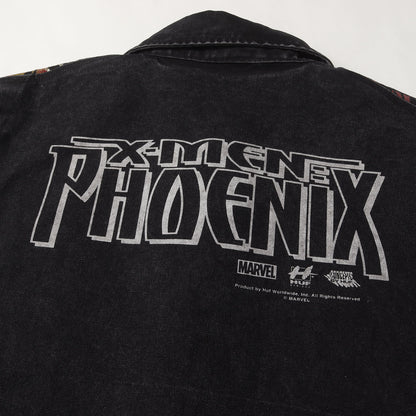 [近年モデル] ×MARVEL X-MEN ダークフェニックス ブラックダック ワークジャケット (X-MEN DARK PHOENIX WORK JACKET)