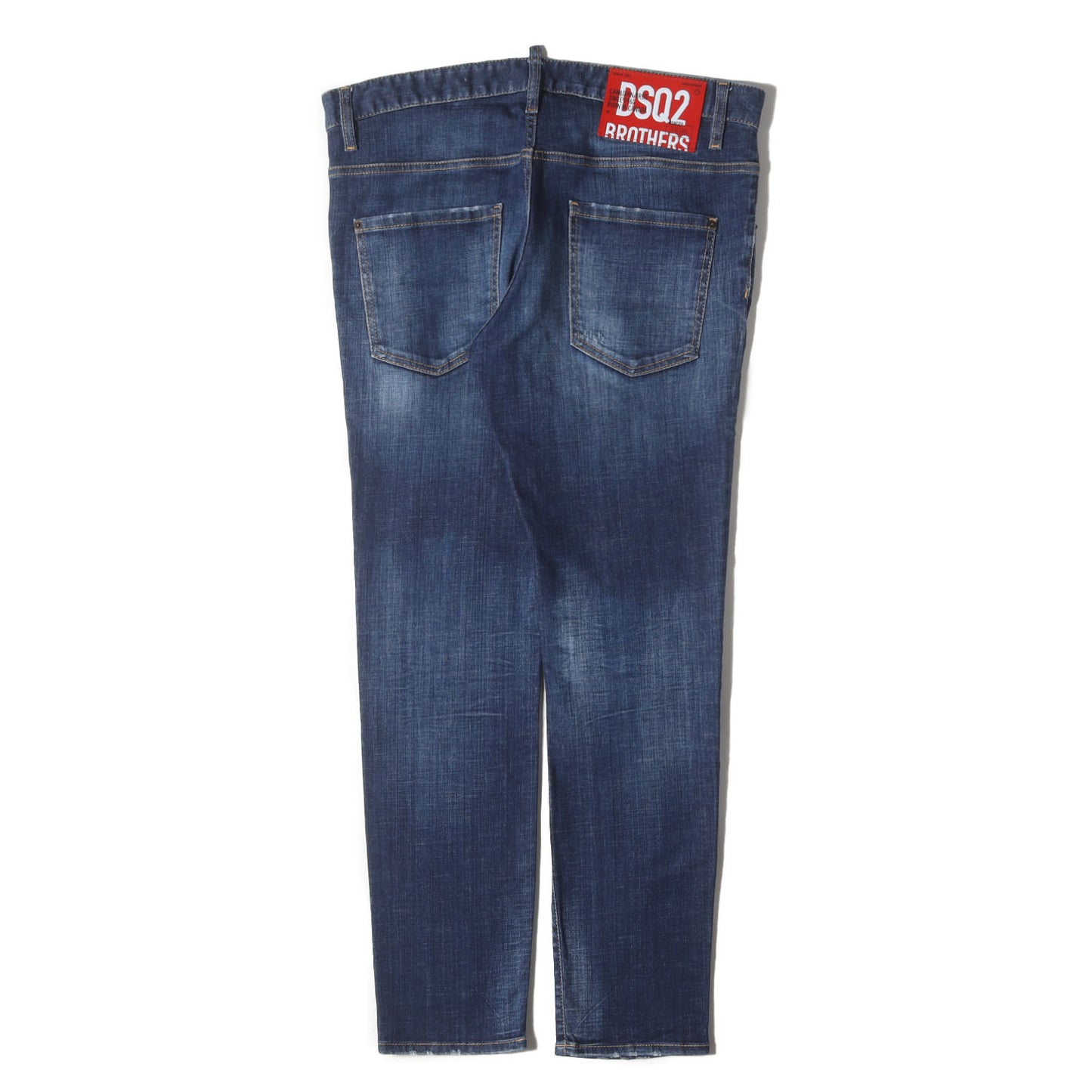 [近年モデル] ウォッシュ加工 ストレッチ スリム テーパード デニムパンツ (DARK CLEAN WASH SKATER JEANS)