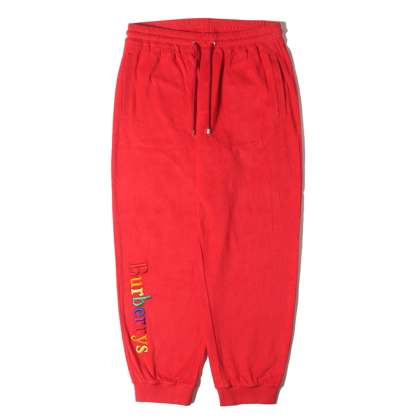 レインボーロゴ刺繍 パイル トラックパンツ (Rainbow Logo Detail Tracksuit Bottoms)