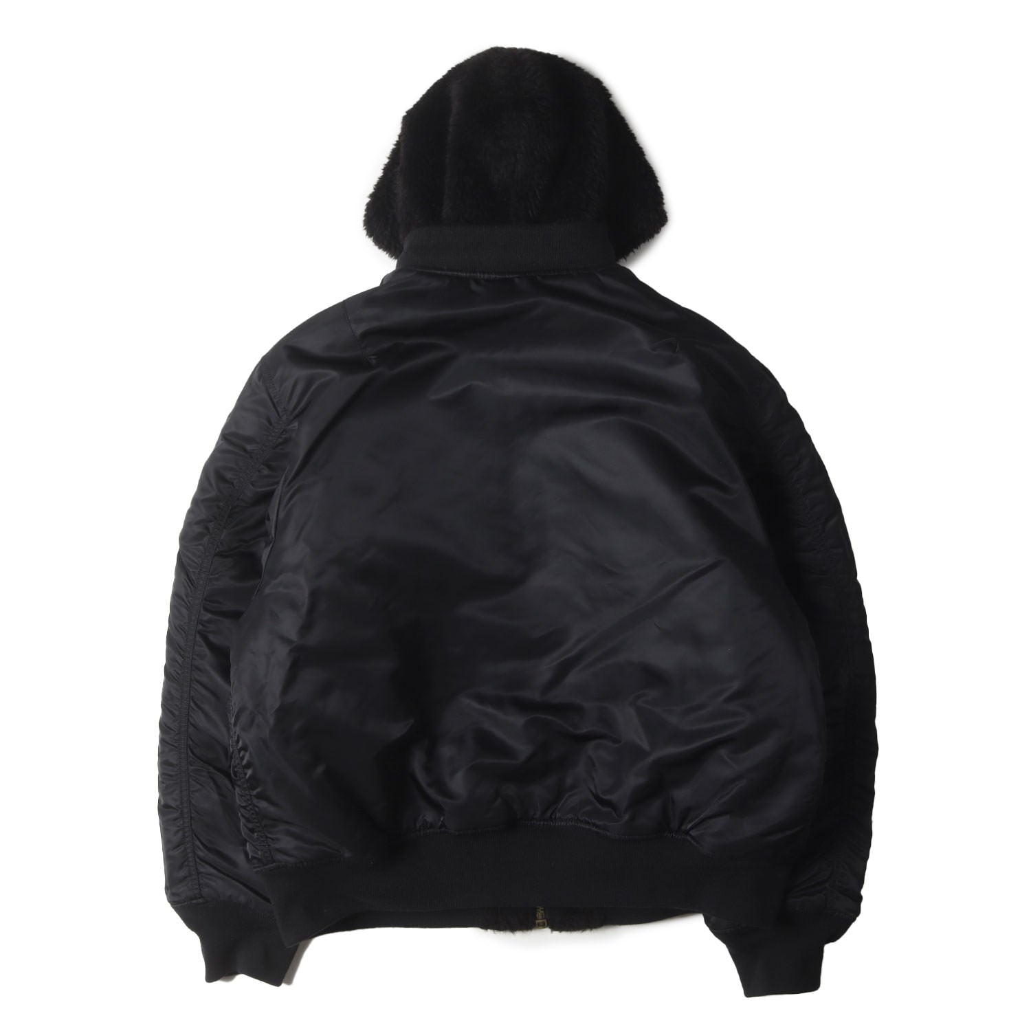 22AW フード付き フェイクファー リバーシブル MA-1 フライト