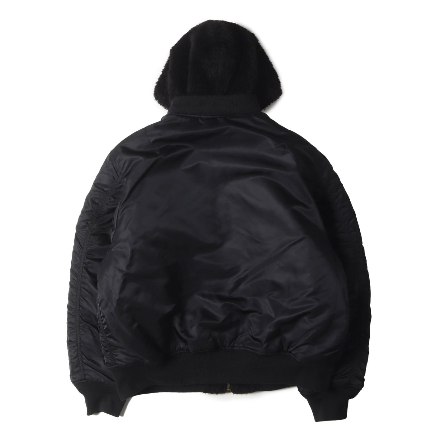 22AW フード付き フェイクファー リバーシブル MA-1 フライトジャケット (Faux Fur Reversible MA-1)