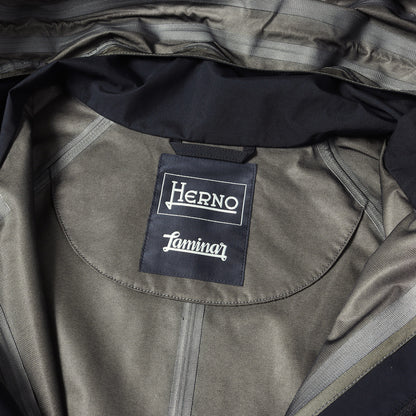 GORE-TEX 止水ジップ フーデッド ナイロン ジャケット / HERNO Laminar GI013UL-11107-9290