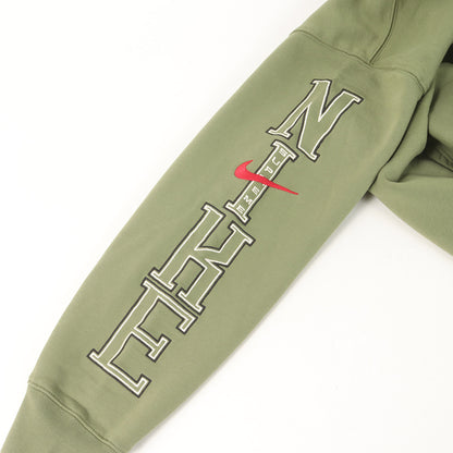 24SS ×NIKE 袖ロゴ刺繍 スウェット パーカー (Hooded Sweatshirt)
