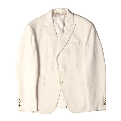 [ヴァージル・アブロー期] 19SS ピークドラペル コットン/ウール 2B テーラードジャケット RM191 JOL HGJ61E
