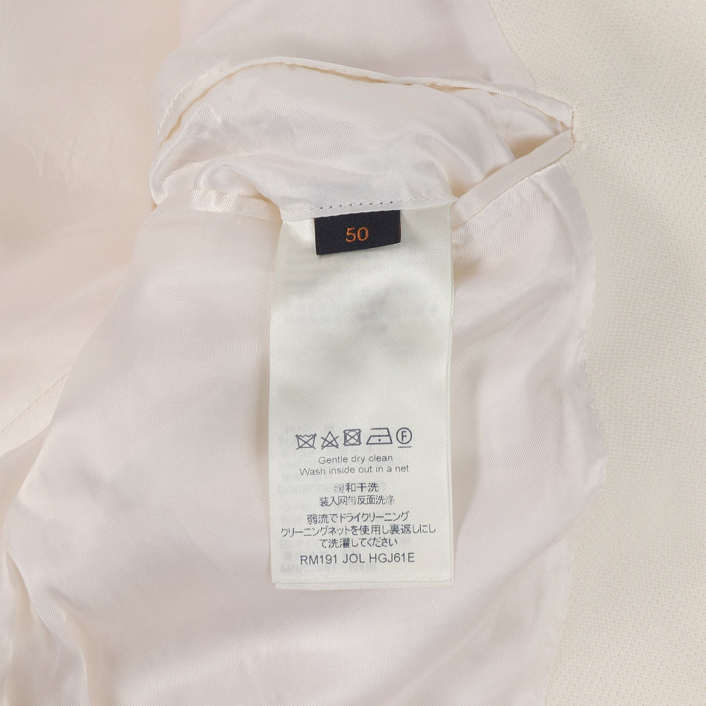 [ヴァージル・アブロー期] 19SS ピークドラペル コットン/ウール 2B テーラードジャケット RM191 JOL HGJ61E
