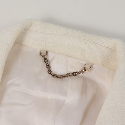 [ヴァージル・アブロー期] 19SS ピークドラペル コットン/ウール 2B テーラードジャケット RM191 JOL HGJ61E