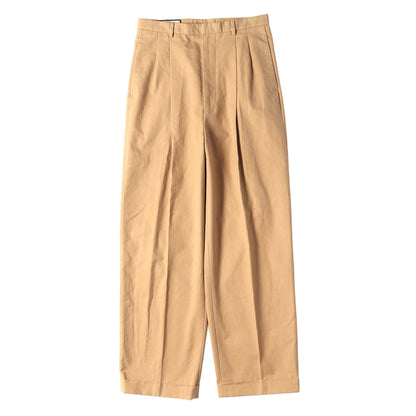 [アレッサンドロ・ミケーレ期] 22AW ピリング加工 コットン ツータック スラックスパンツ (723811 ZALH6)