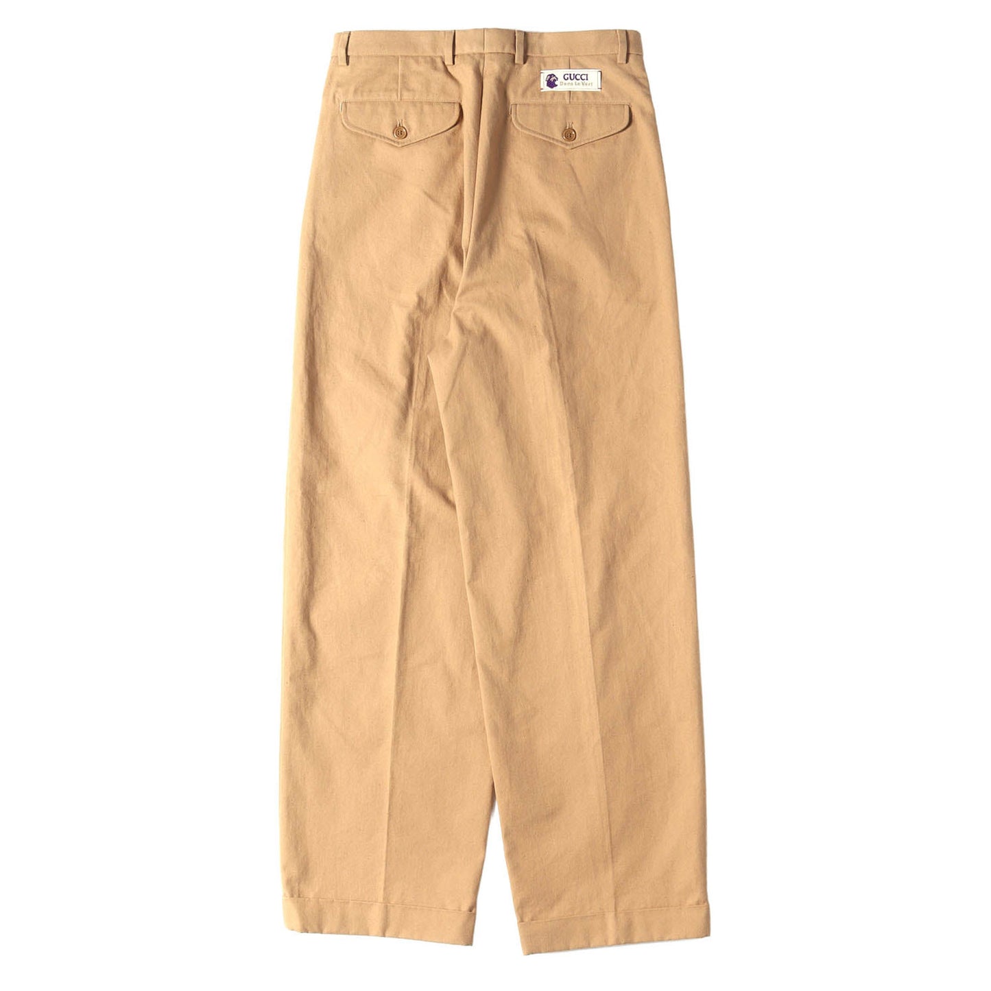 [アレッサンドロ・ミケーレ期] 22AW ピリング加工 コットン ツータック スラックスパンツ (723811 ZALH6)