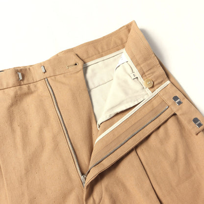 [アレッサンドロ・ミケーレ期] 22AW ピリング加工 コットン ツータック スラックスパンツ (723811 ZALH6)