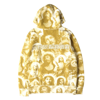 18AW 総柄 ジーザス/マリア スウェット パーカー (Jesus and Mary Hooded Sweatshirt)