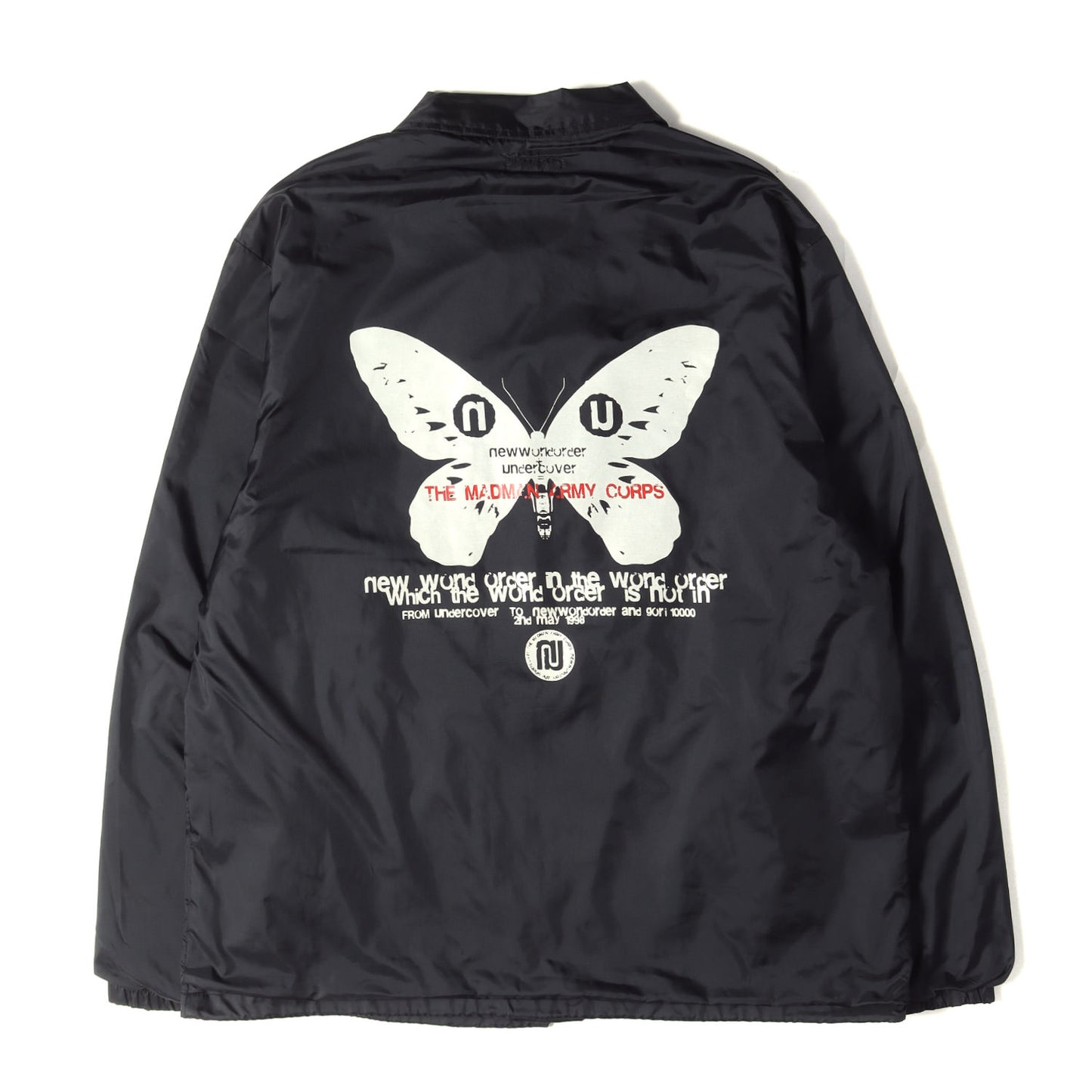 98SS ×N.W.O / NEW WORLD ORDER バタフライ ナイロン コーチジャケット
