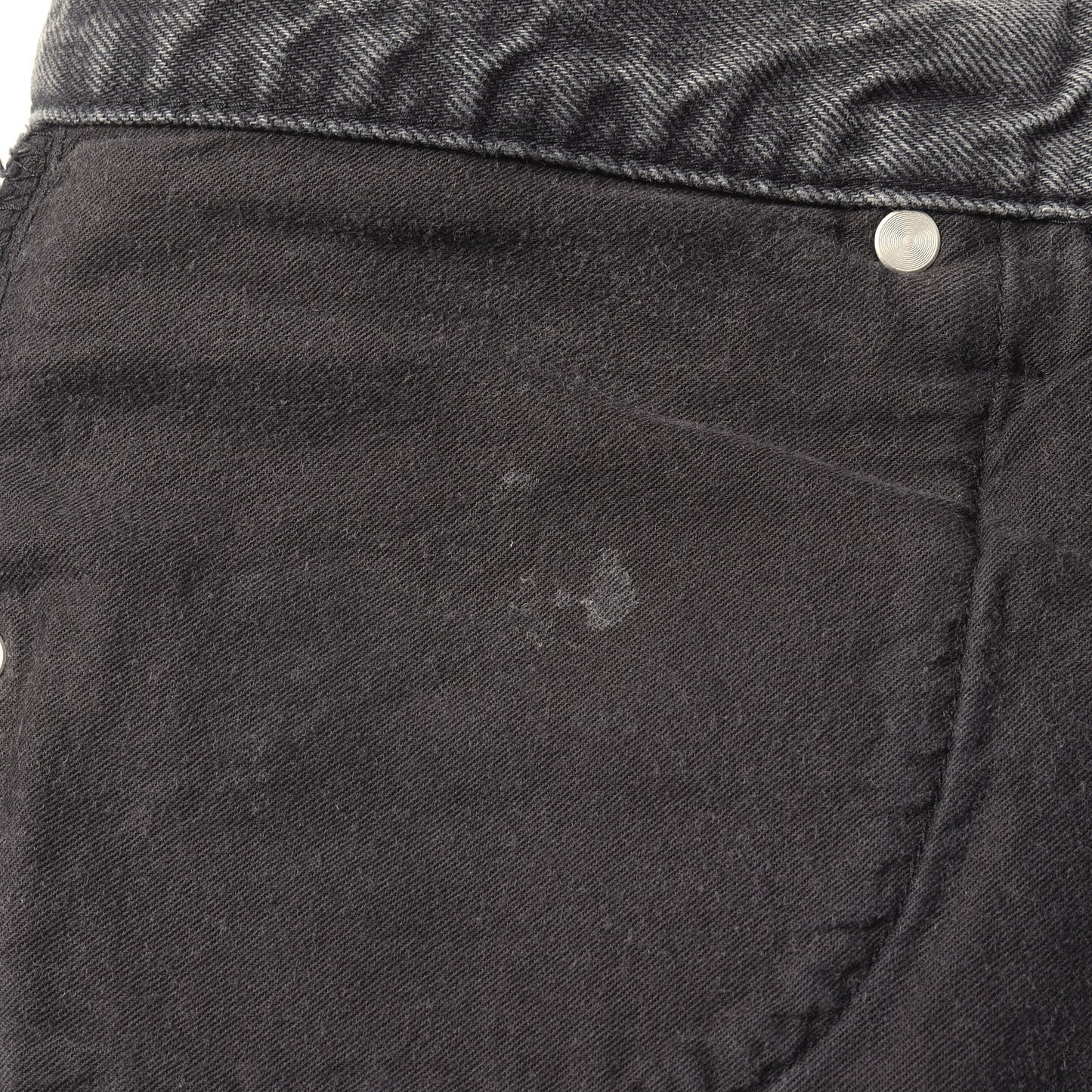 23AW ×Blackmeans パッチワークリペア加工 ルーズフィット デニムパンツ (Mended Loose Fit Jean)