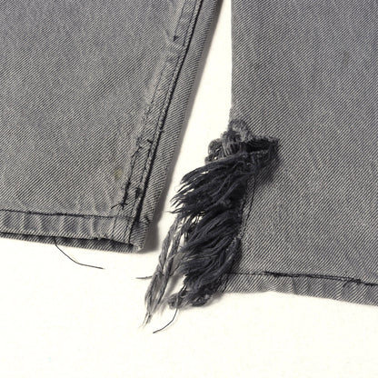 23AW ×Blackmeans パッチワークリペア加工 ルーズフィット デニムパンツ (Mended Loose Fit Jean)