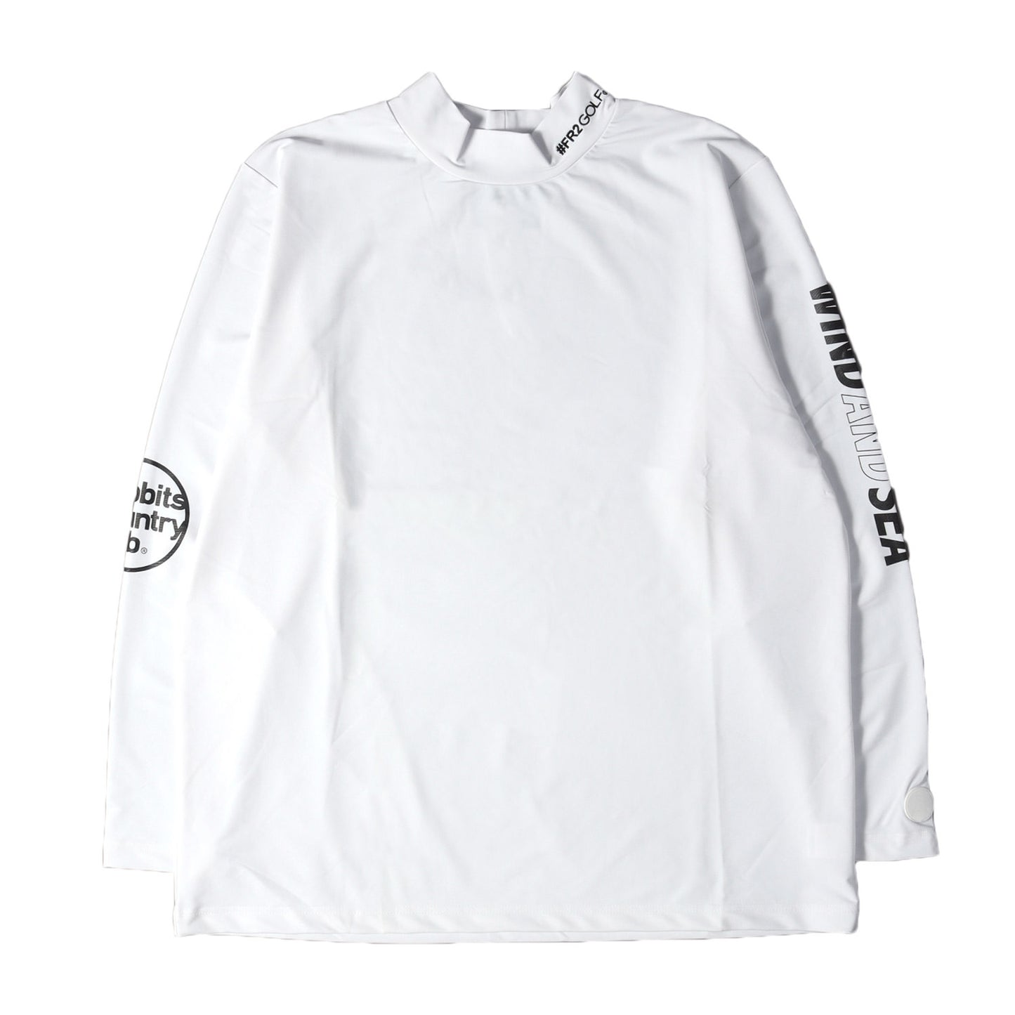 ×FR2 GOLF ブランドロゴ モックネック ロングスリーブ Tシャツ Babbits Country Club