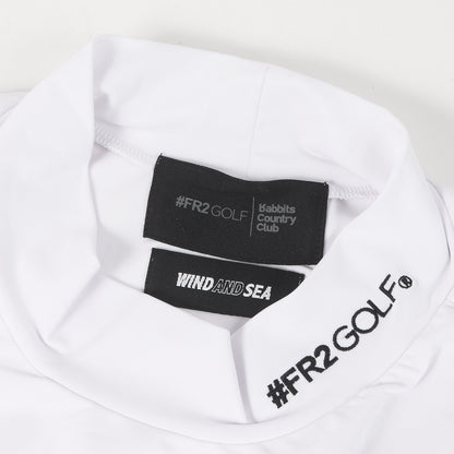 ×FR2 GOLF ブランドロゴ モックネック ロングスリーブ Tシャツ Babbits Country Club