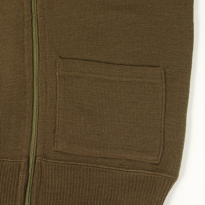 40s 米軍実物 U.S.ARMY AIR FORCE C-2 フルジップ フライト ニット セーター GOODWEAR KNITTING MILLS社製