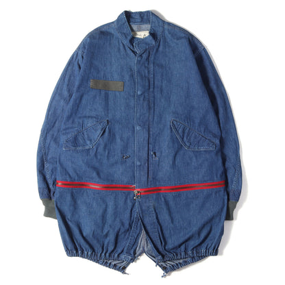 IMA:ZINE別注 リメイク M-65 フィッシュテール デニム コート (M65 Fishtail Denim Coat)