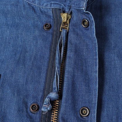 IMA:ZINE別注 リメイク M-65 フィッシュテール デニム コート (M65 Fishtail Denim Coat)