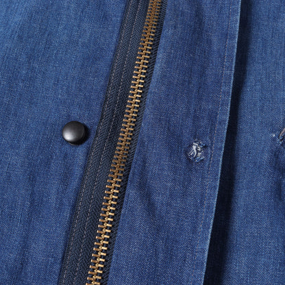 IMA:ZINE別注 リメイク M-65 フィッシュテール デニム コート (M65 Fishtail Denim Coat)