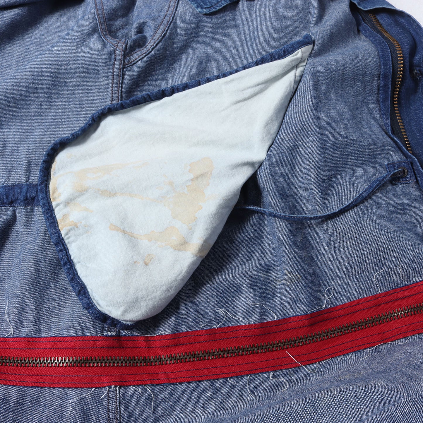 IMA:ZINE別注 リメイク M-65 フィッシュテール デニム コート (M65 Fishtail Denim Coat)