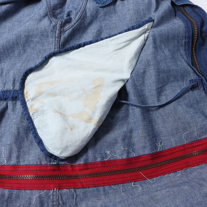 IMA:ZINE別注 リメイク M-65 フィッシュテール デニム コート (M65 Fishtail Denim Coat)