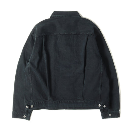25AW ウォッシュ加工 2ndタイプ ブラック デニム ジャケット (2nd Type Black Denim Jacket)