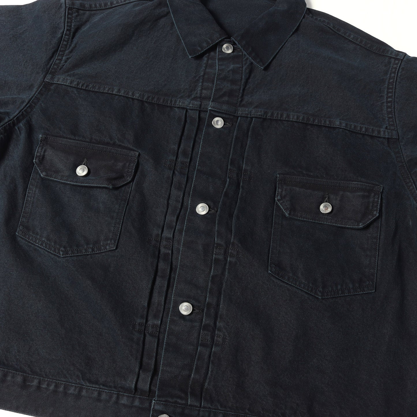 25AW ウォッシュ加工 2ndタイプ ブラック デニム ジャケット (2nd Type Black Denim Jacket)