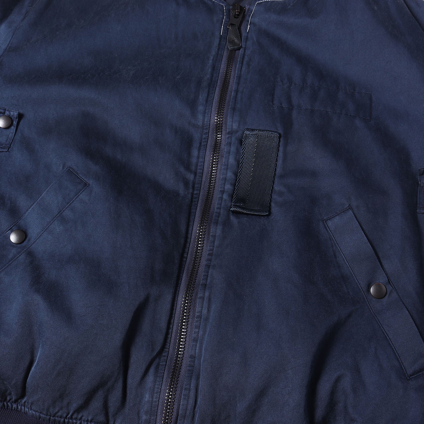 25AW ヴィンテージ加工 シルクコットン フライトジャケット (Vintage Silk Flight Jacket) / MA-1 ボンバージャケット