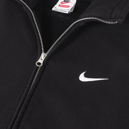 25SS ×NIKE スウッシュマーク刺繍 フルジップ スウェット パーカー (Zip Up Hooded Sweatshirt)