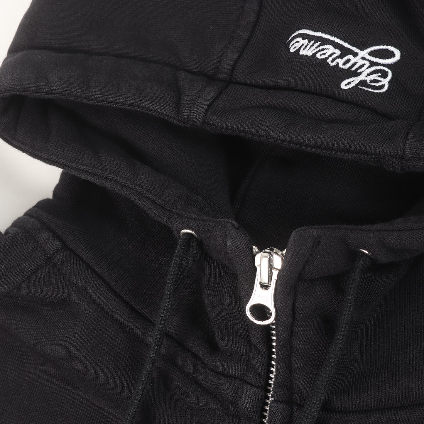 25SS ×NIKE スウッシュマーク刺繍 フルジップ スウェット パーカー (Zip Up Hooded Sweatshirt)