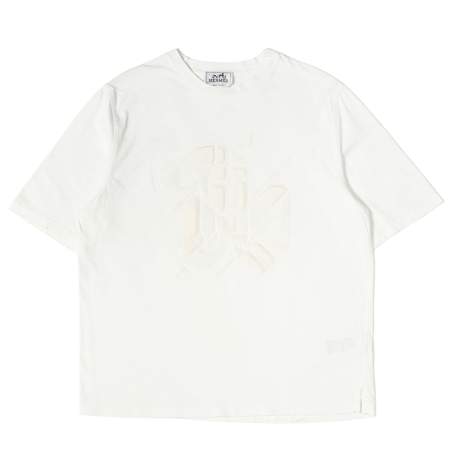 シュヴォー・アン・シンメトリー 3Dグラフィック クルーネック Tシャツ