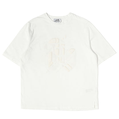 シュヴォー・アン・シンメトリー 3Dグラフィック クルーネック Tシャツ