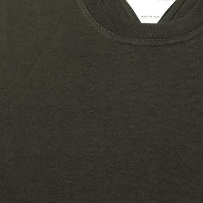 [近年モデル] 同色ロゴステッチ クルーネック Tシャツ 649060 VF1U0
