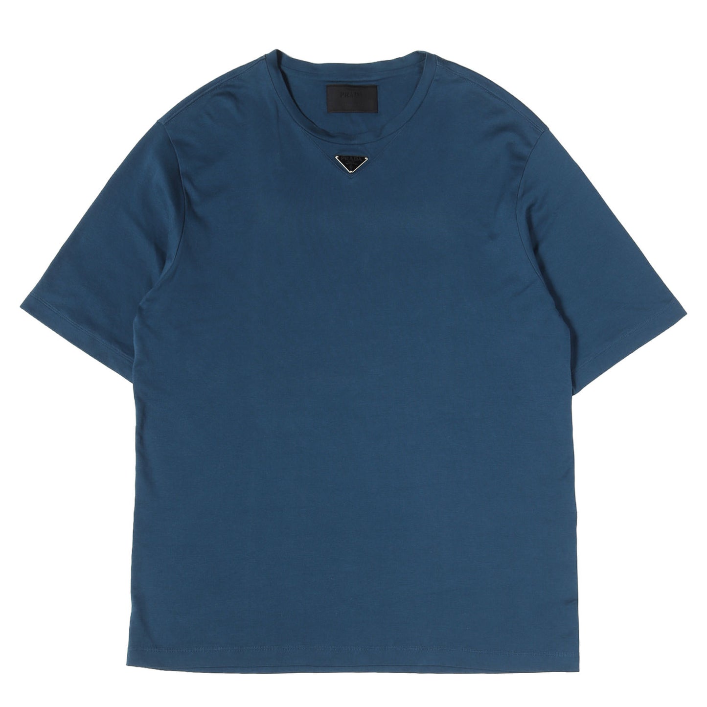 [近年モデル] トライアングルロゴプレート付 前V クルーネック Tシャツ (UJN861 S232 240)