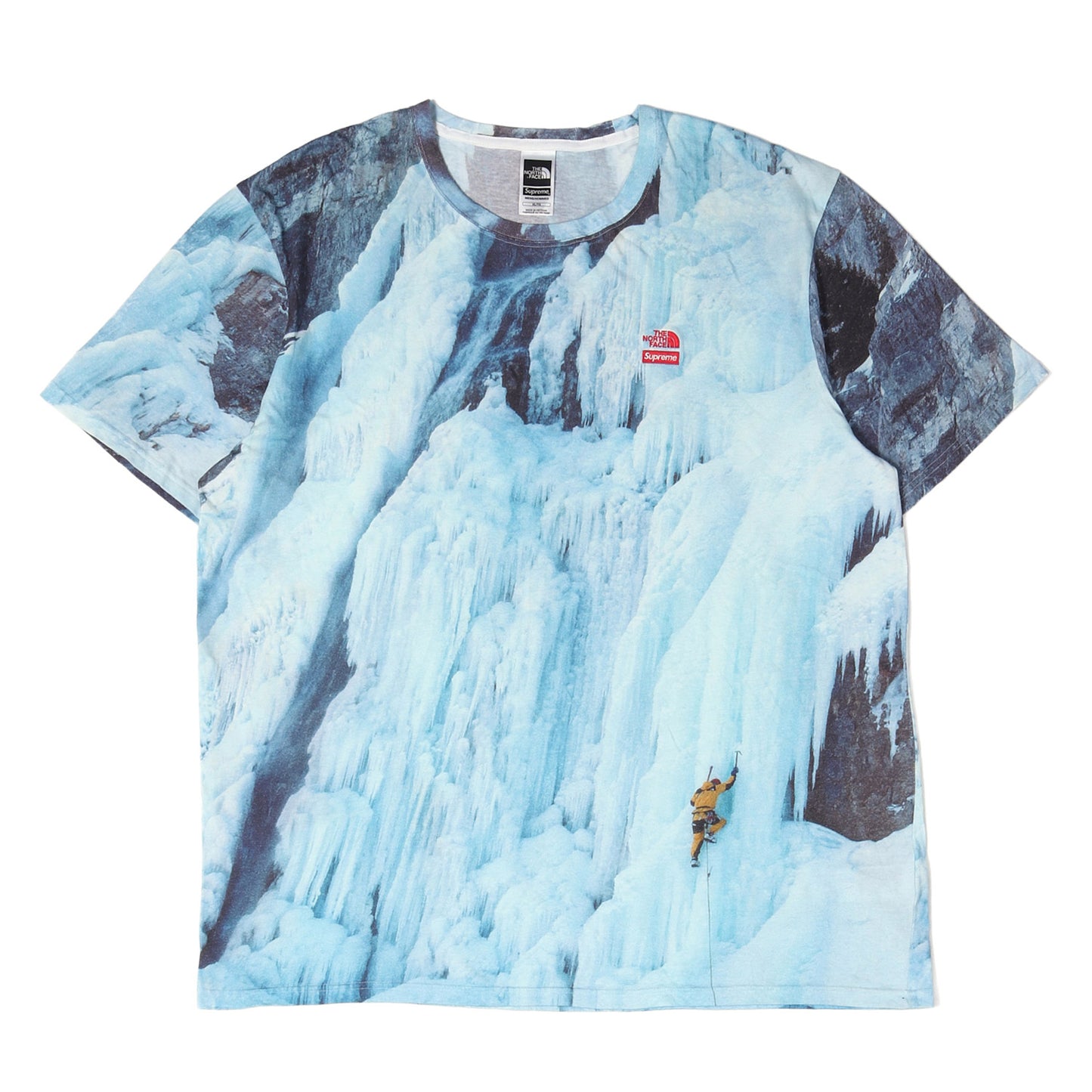 21SS ×The North Face 全面 クライマーフォト クルーネック Tシャツ (21SS Ice Climb Tee)