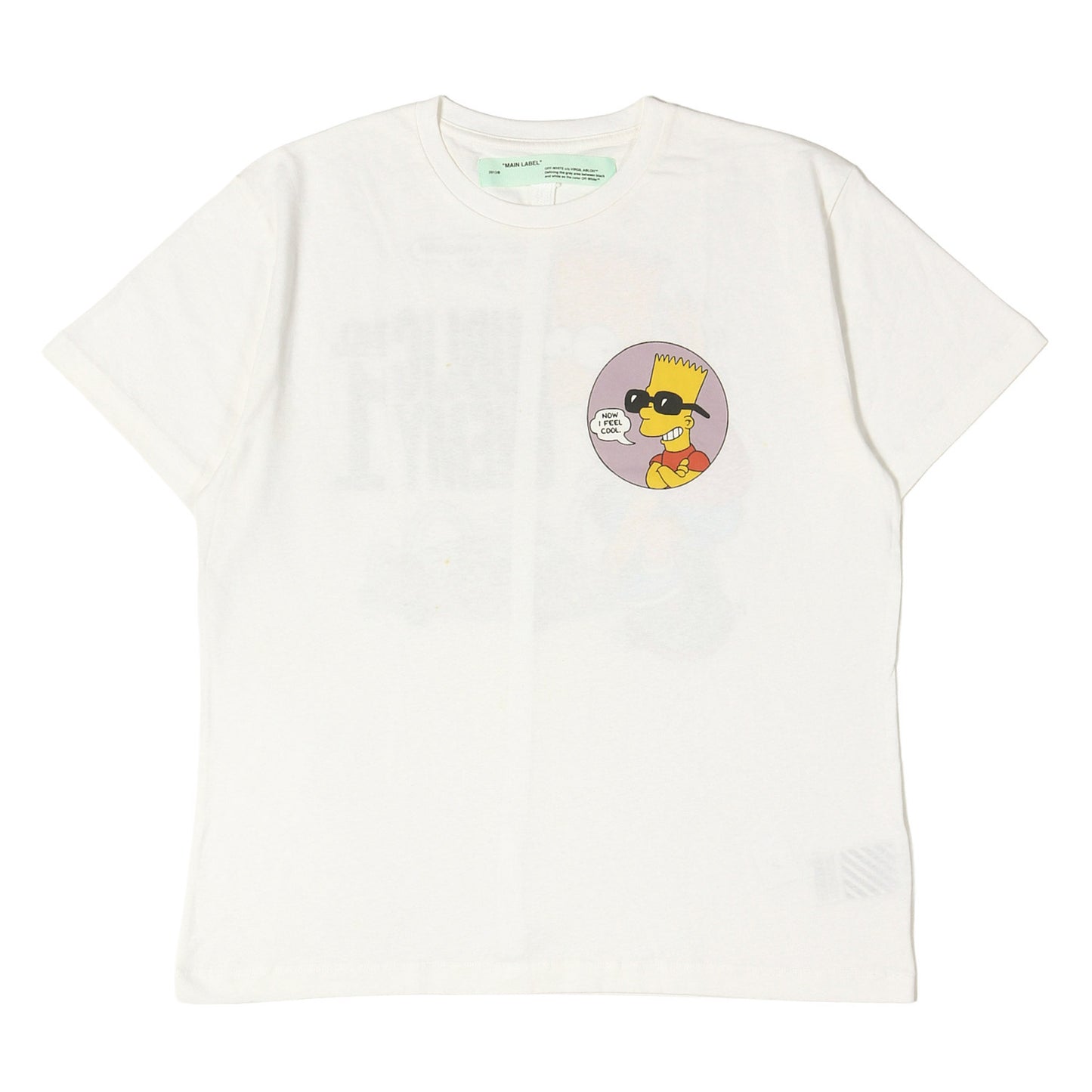 ×THE SIMPSONS キャラクター プリント クルーネック Tシャツ (Bart Public Enemy T-shirt)