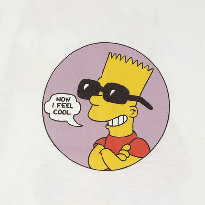 ×THE SIMPSONS キャラクター プリント クルーネック Tシャツ (Bart Public Enemy T-shirt)