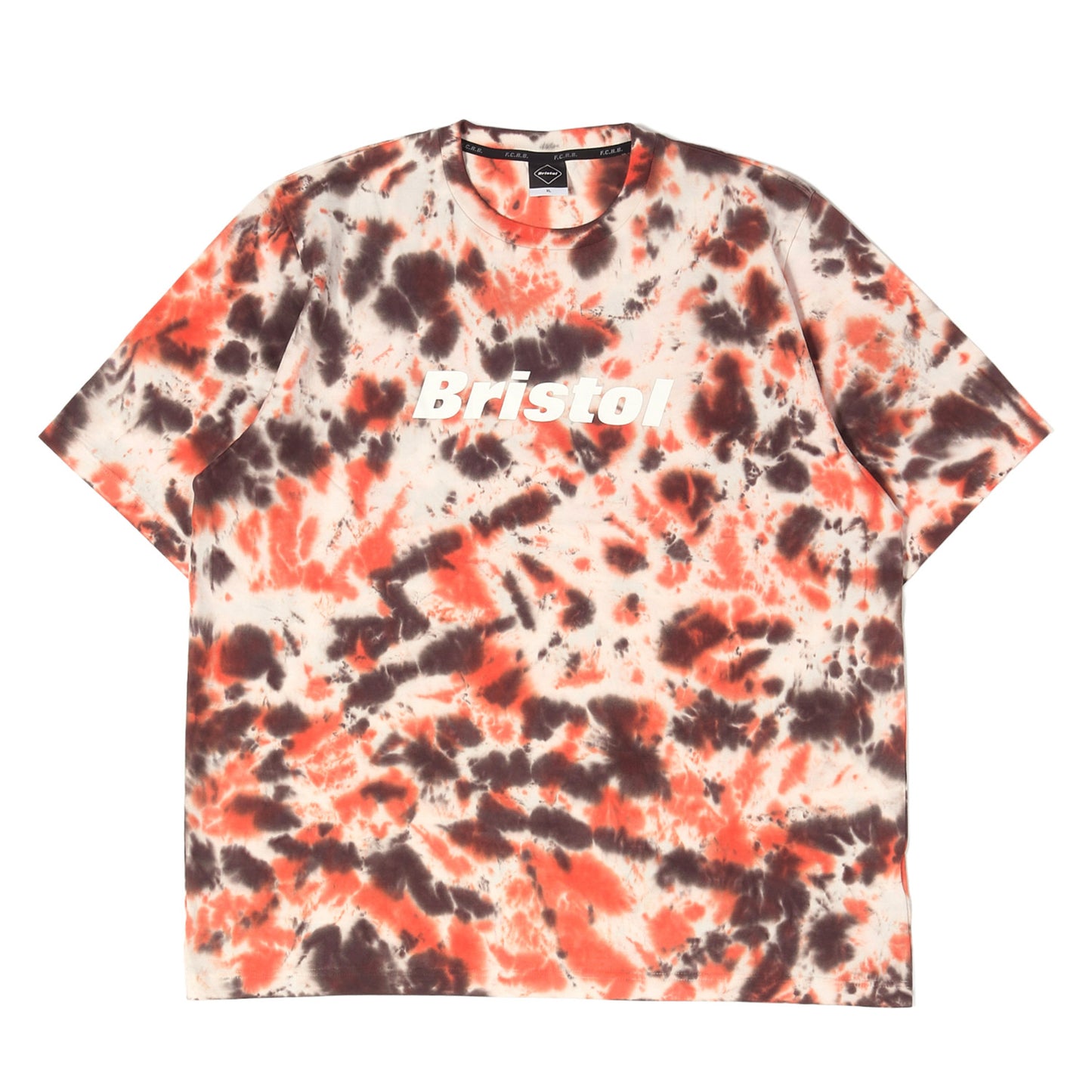 Bristolロゴプリント タイダイ染め クルーネック Tシャツ (RELAX FIT TIEDYE AUTHNETIC LOGO TEE)