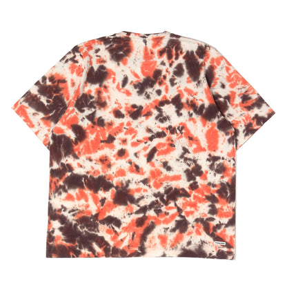 Bristolロゴプリント タイダイ染め クルーネック Tシャツ (RELAX FIT TIEDYE AUTHNETIC LOGO TEE)