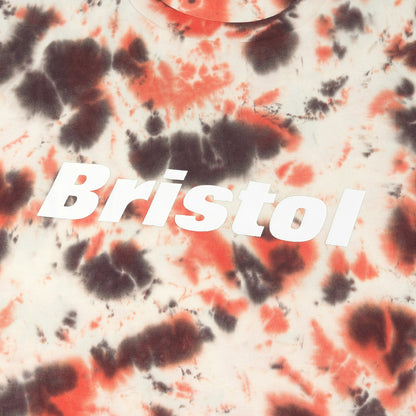 Bristolロゴプリント タイダイ染め クルーネック Tシャツ (RELAX FIT TIEDYE AUTHNETIC LOGO TEE)
