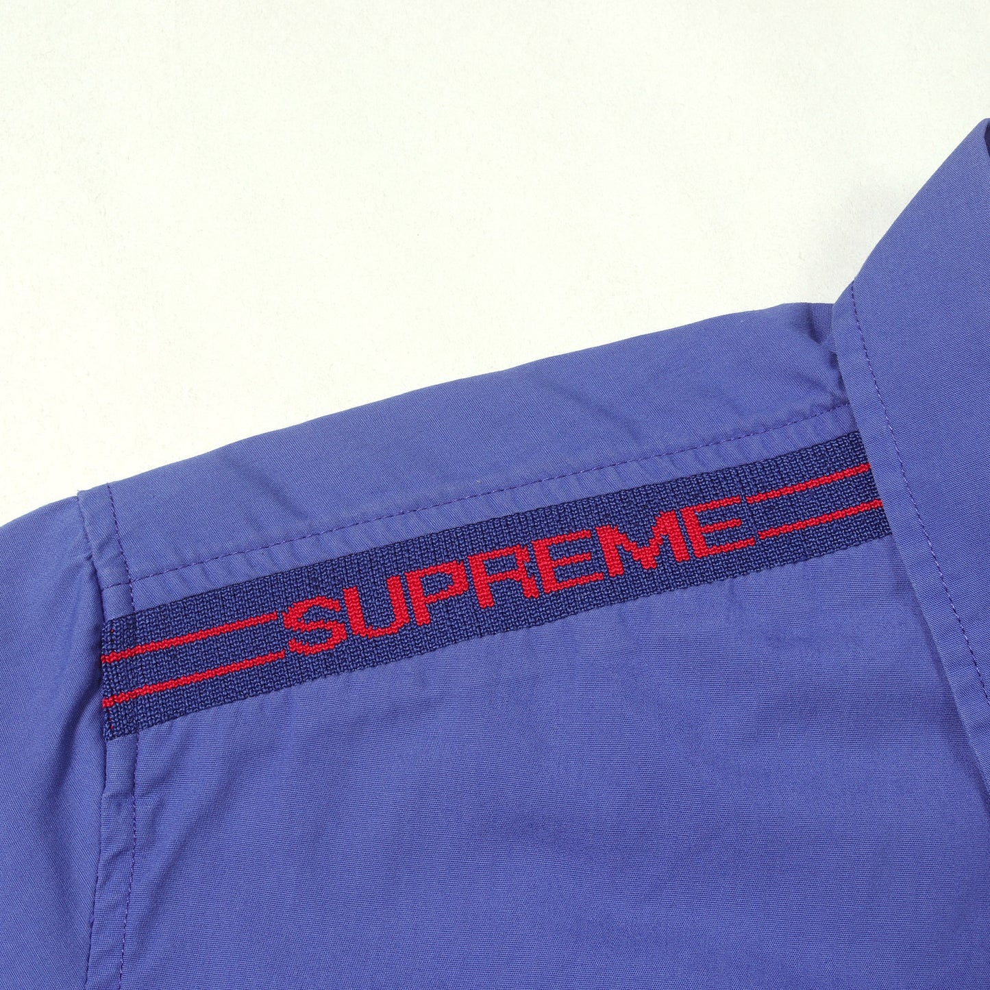 21SS ロゴニットリブ コットンツイル 半袖 ワークシャツ (Logo Rib S/S Work Shirt)