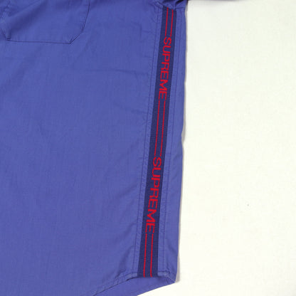 21SS ロゴニットリブ コットンツイル 半袖 ワークシャツ (Logo Rib S/S Work Shirt)