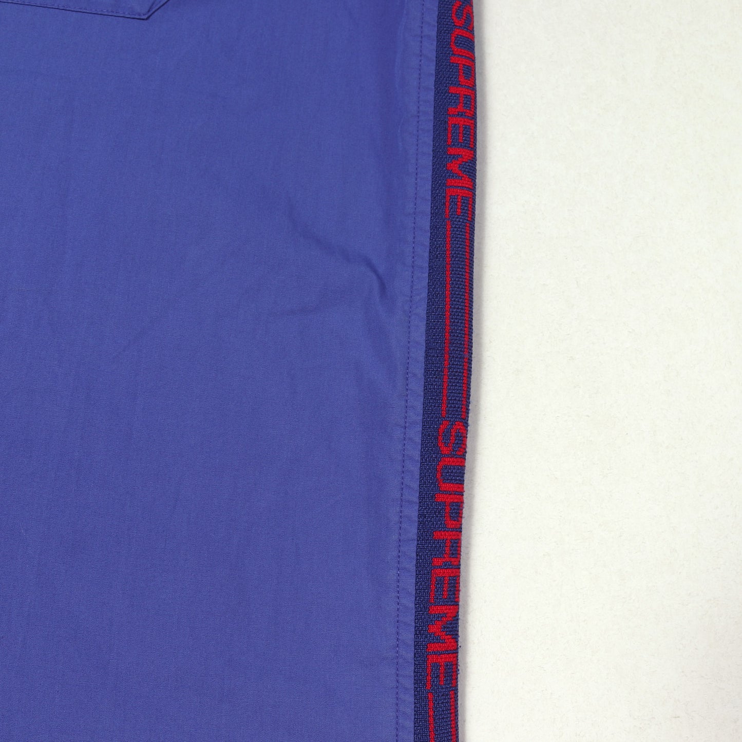 21SS ロゴニットリブ コットンツイル 半袖 ワークシャツ (Logo Rib S/S Work Shirt)